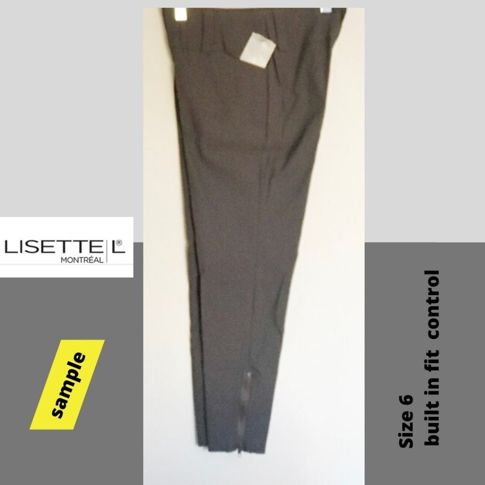 Lisette, ankle pant size 6, tummy control